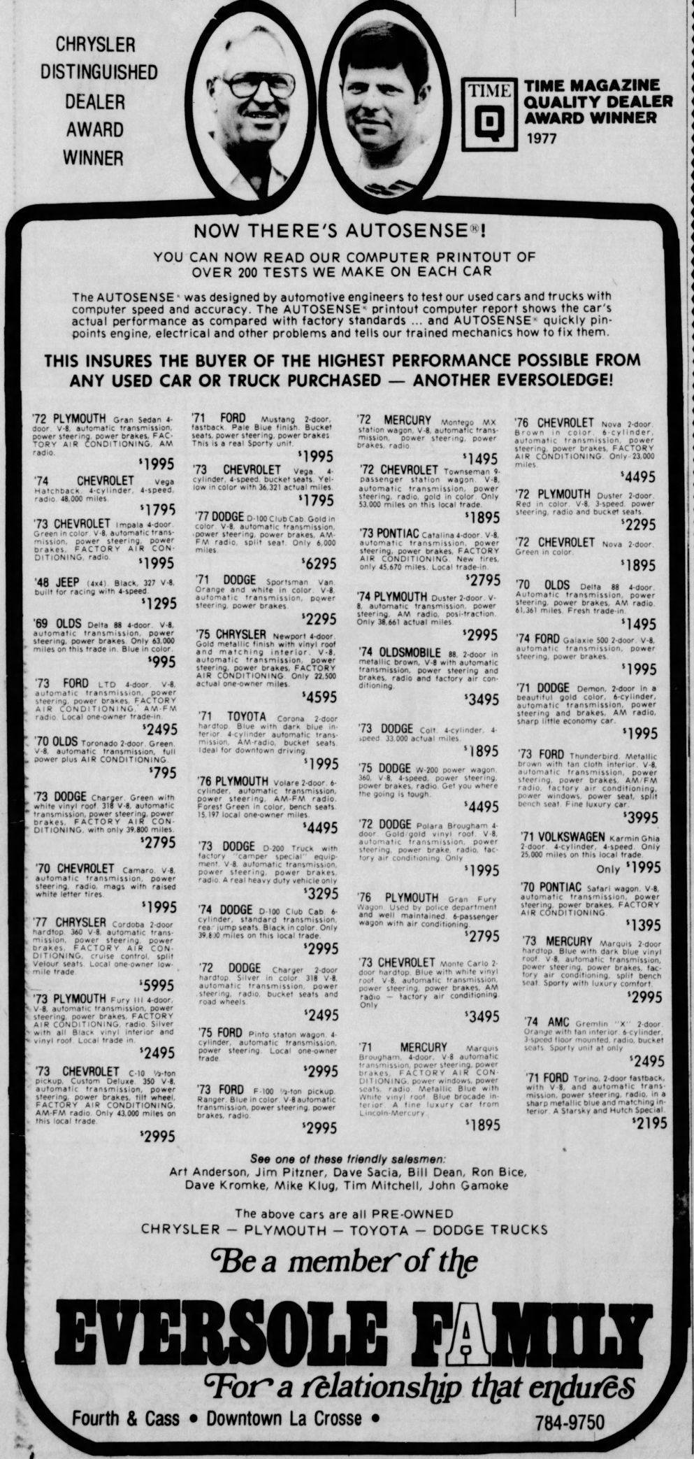 1977: Eversole Family
